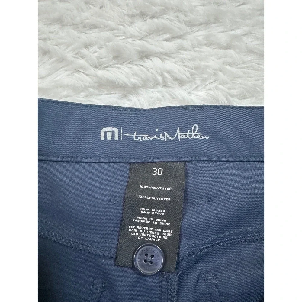 Travis Mathew Mens Open to Close Navy Blue Lightweight Golf Pants Size 30‎